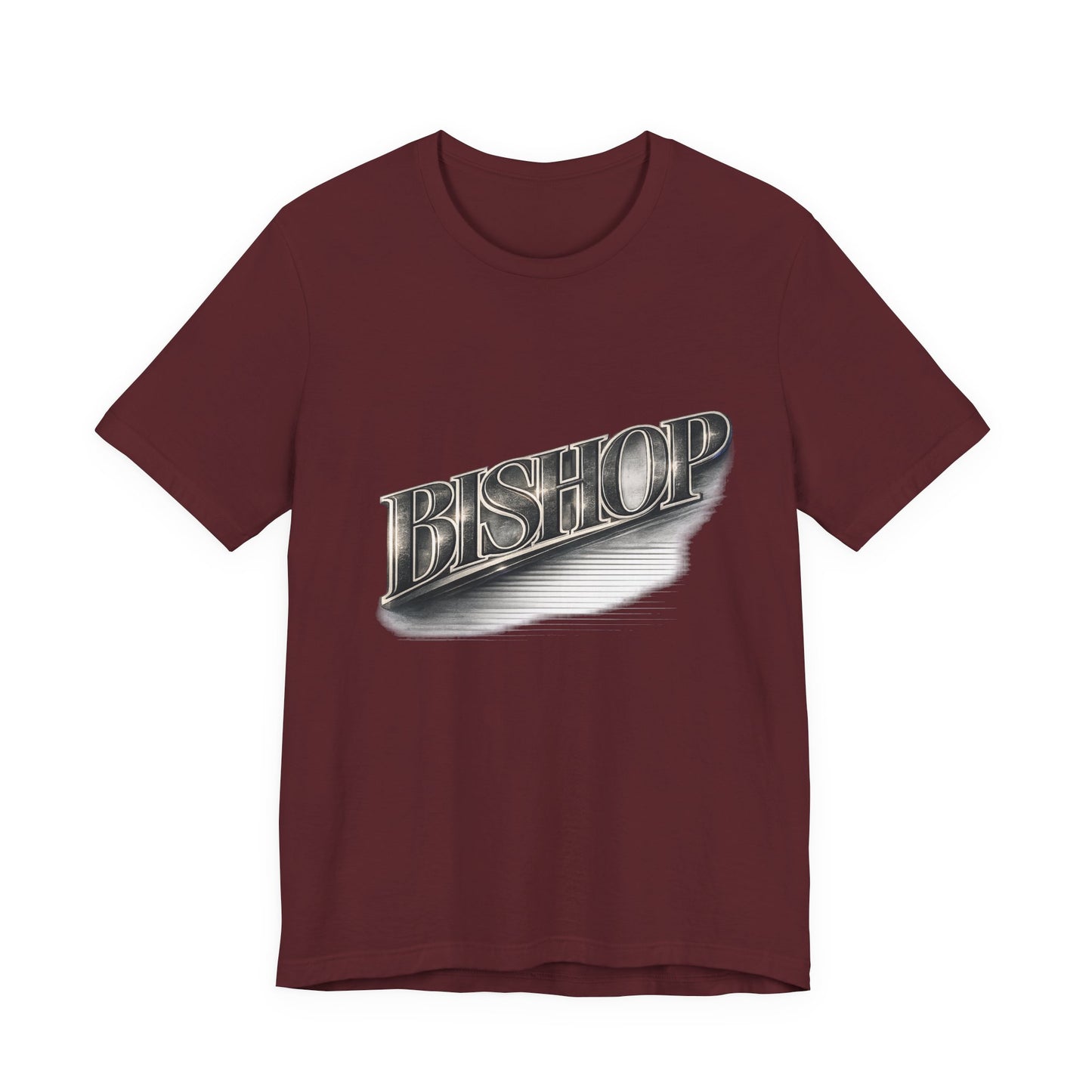 Bishop Retro Chrome Logo T‑Shirt
