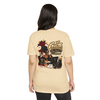 Creations By Denee Graphic T-Shirt — Black Woman Designer Artist Desk Tee