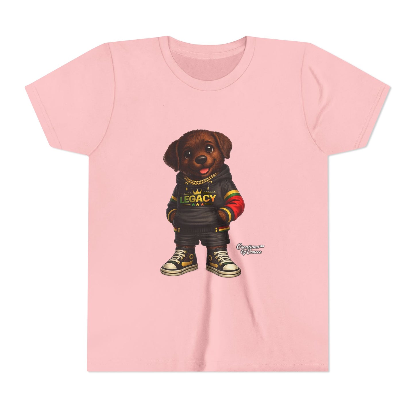 Youth Dog Tee — 'Legacy' Streetwear Puppy Graphic Shirt