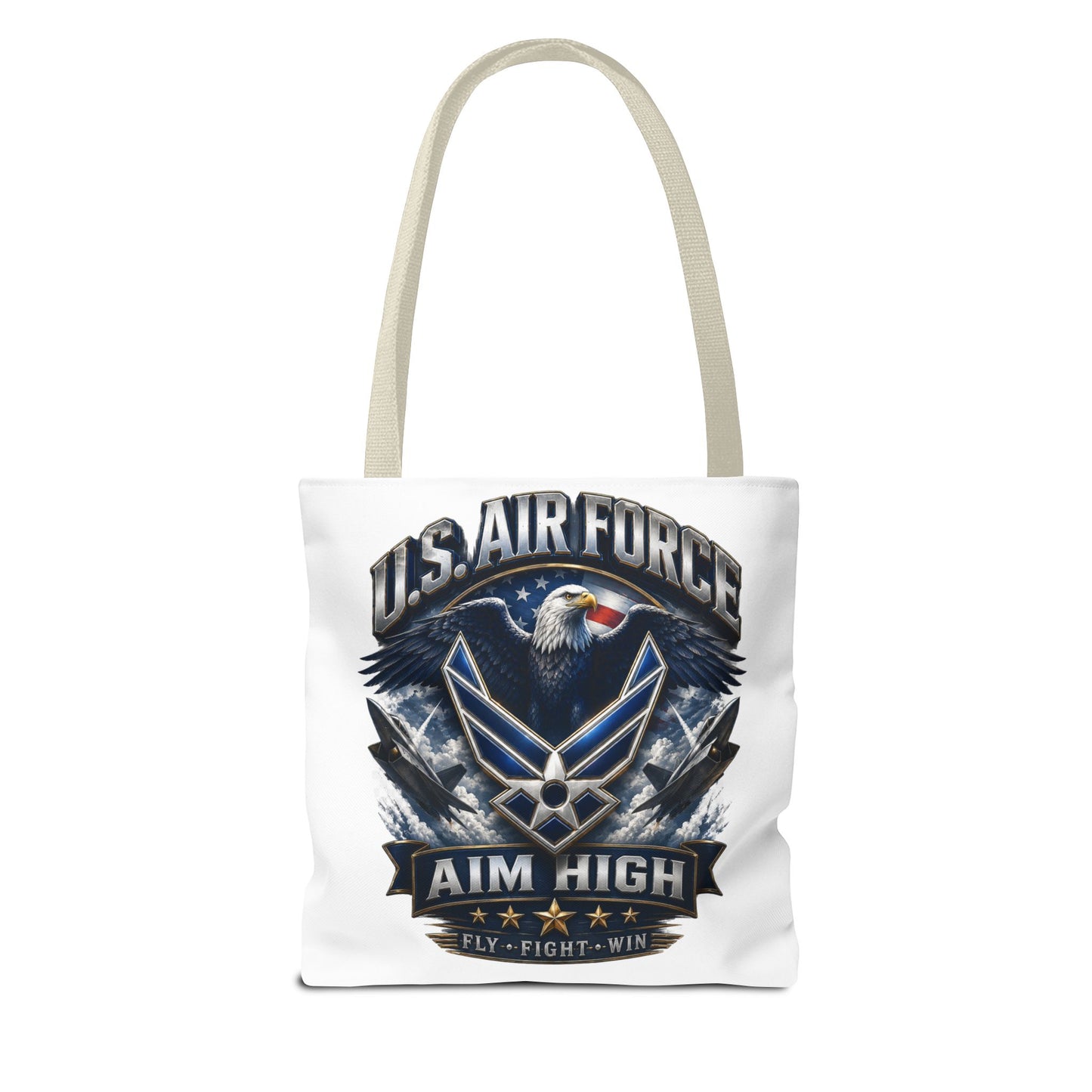 U.S. Air Force Aim High Tote Bag — Patriotic Eagle Military Tote