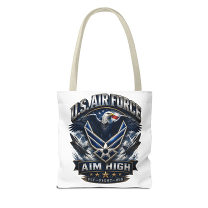 U.S. Air Force Aim High Tote Bag — Patriotic Eagle Military Tote