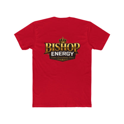 Bishop Energy Graphic Tee — Bold Gold Crown Logo T-Shirt