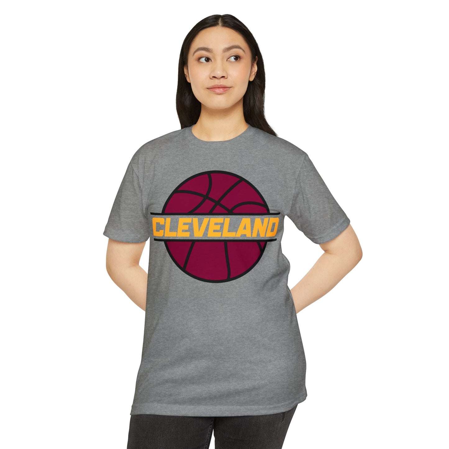 Cleveland Heart T-Shirt — Retro Script City Pride Tee