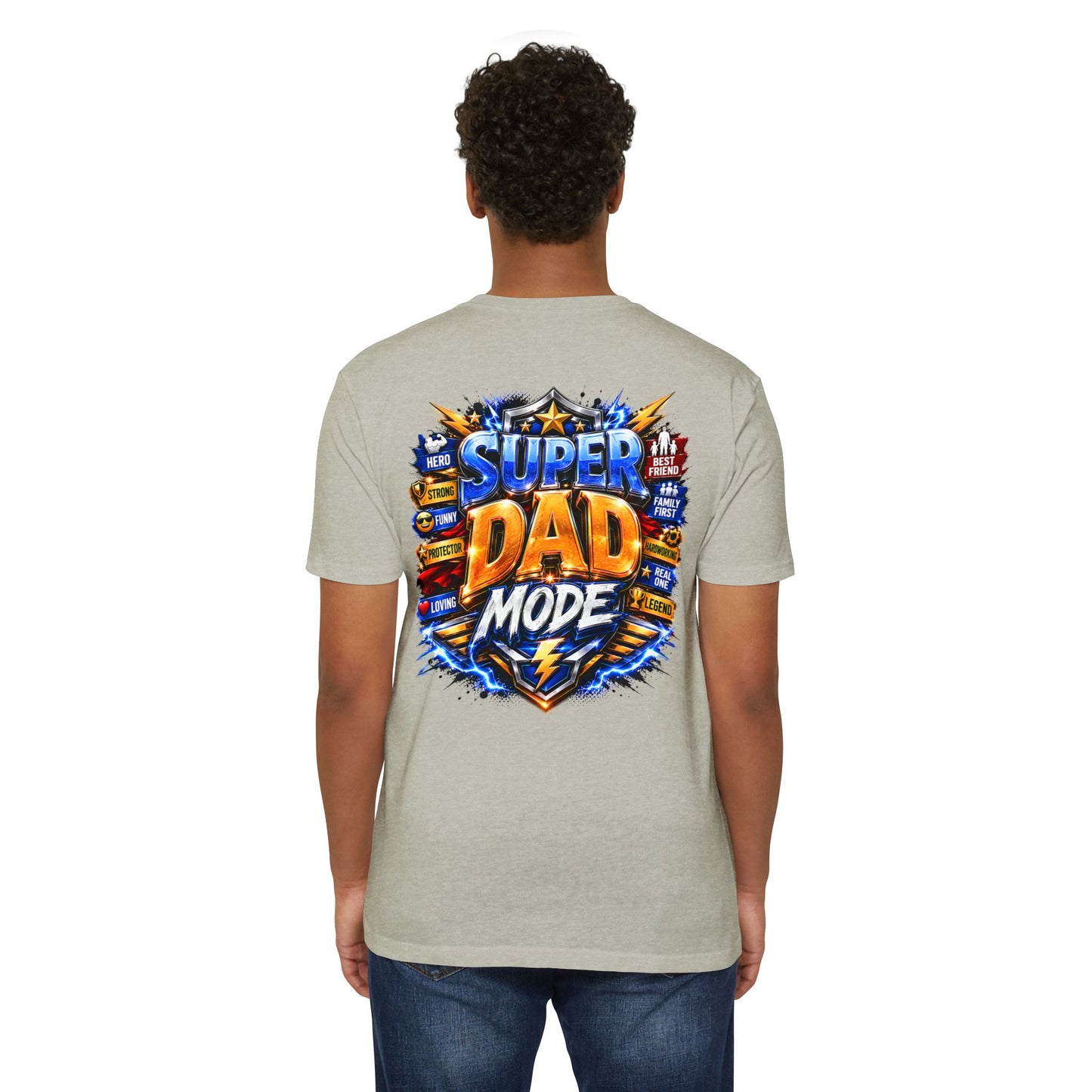 Super Dad Mode T-Shirt — Bold Father’s Day Graphic Tee