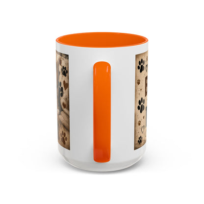 Dog & Cat Coffee Mug - "Less People, More Dogs & Cats" Accent Ceramic Mug