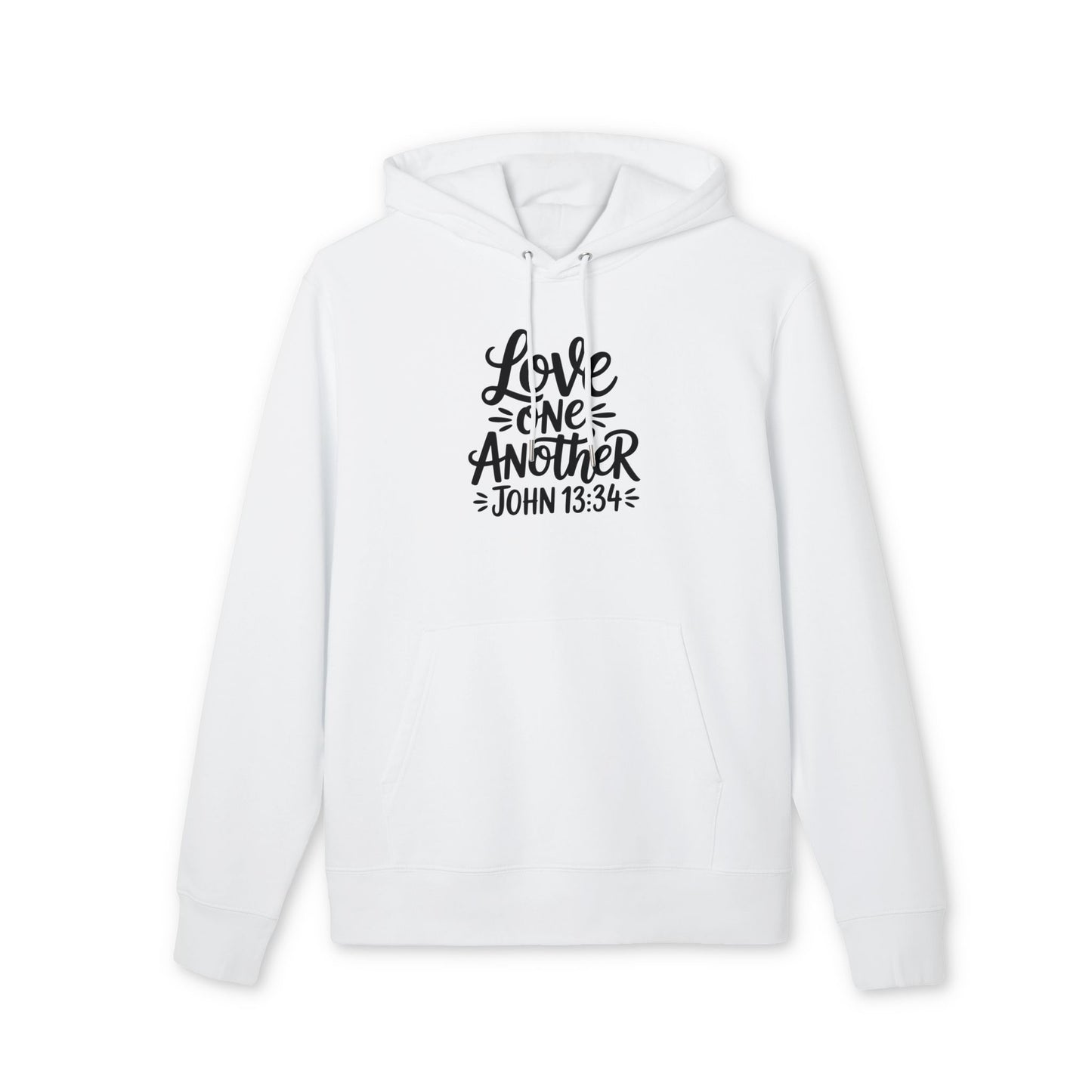 Love One Another Hoodie — John 13:34 Christian Prayer Sweatshirt