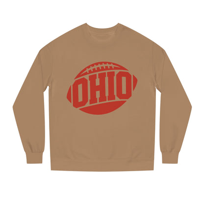 Ohio Football Crewneck Sweatshirt — Vintage Collegiate Game Day Pullover