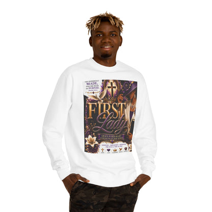 First Lady Christian Sweatshirt — Faith-Based Inspirational Crewneck