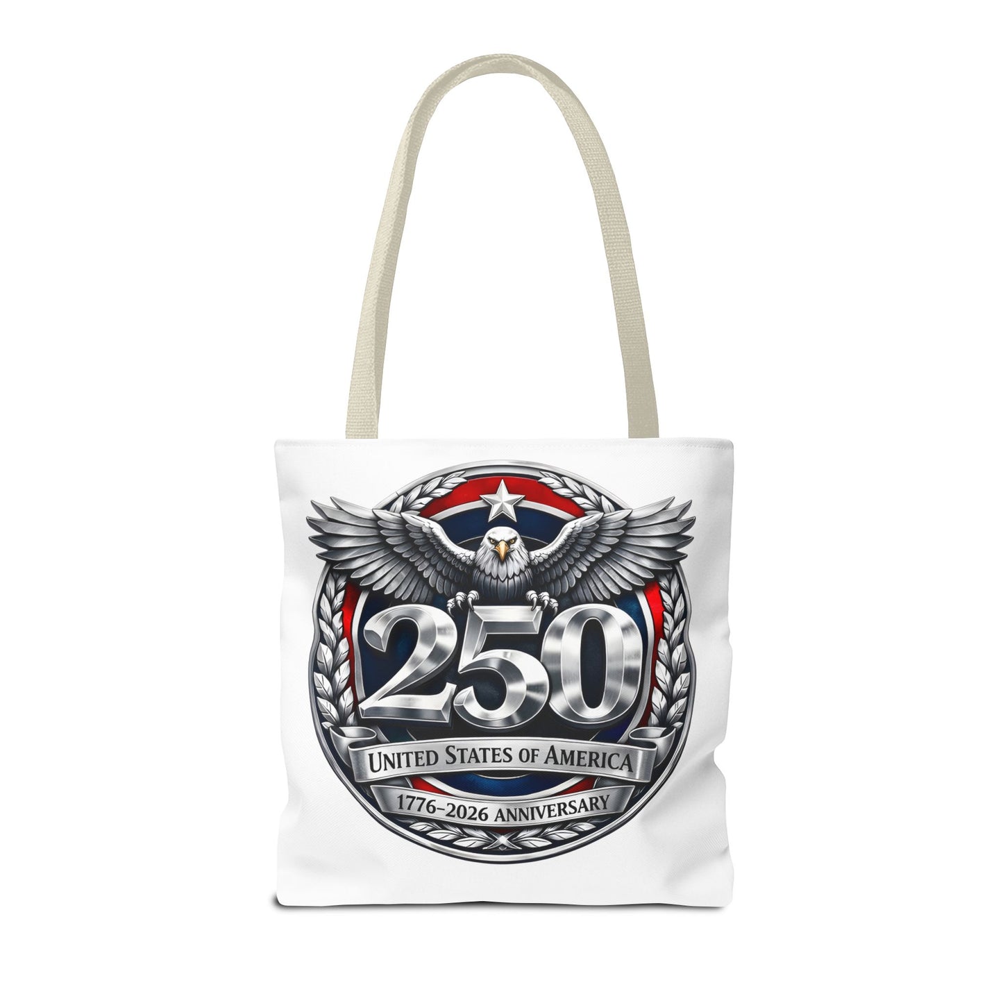 250th USA Anniversary Tote Bag — Patriotic Eagle 1776–2026 Commemorative Tote