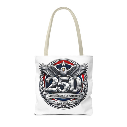 250th USA Anniversary Tote Bag — Patriotic Eagle 1776–2026 Commemorative Tote