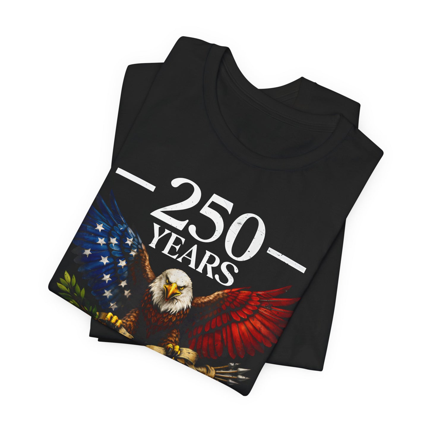 250 Years USA Eagle T-Shirt — 1776–2026 Patriotic Anniversary Tee