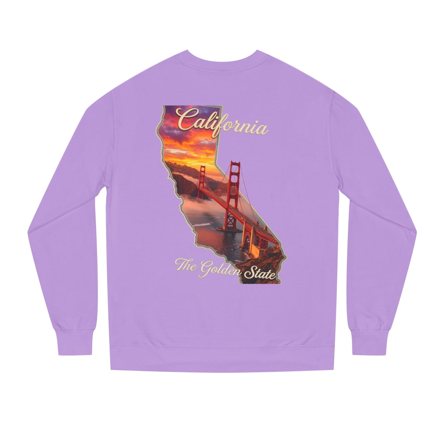 California Golden State Sweatshirt — Golden Gate Sunset Crew