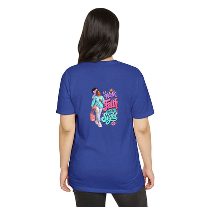 Faith Graphic T-Shirt — “Walk by Faith, Not by Sight” Inspirational Tee
