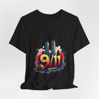 9/11 Memorial T-Shirt — Never Forget Tribute Tee
