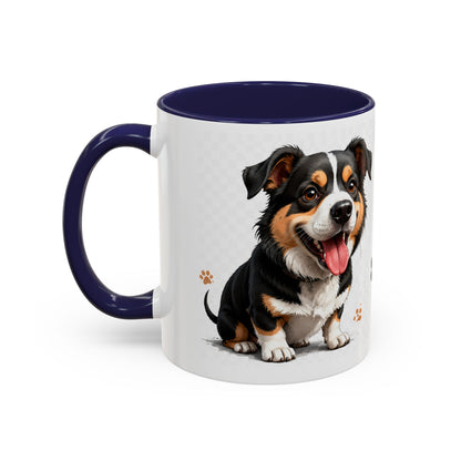 Easily Distracted By Dogs Coffee Mug – Dog Lover Accent Mug (11/15oz)