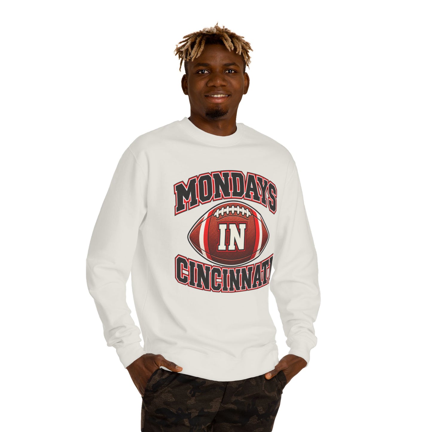 Mondays in Cincinnati Football Sweatshirt