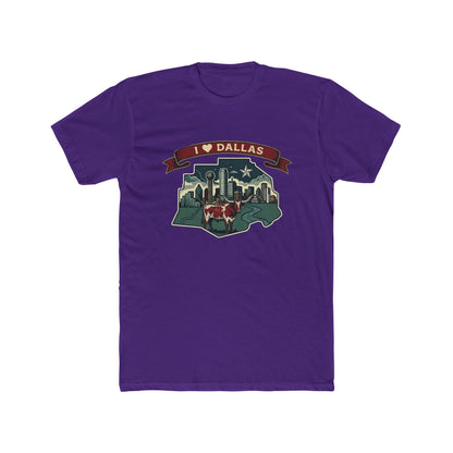 I Heart Dallas Tee — Vintage Dallas Skyline T-Shirt