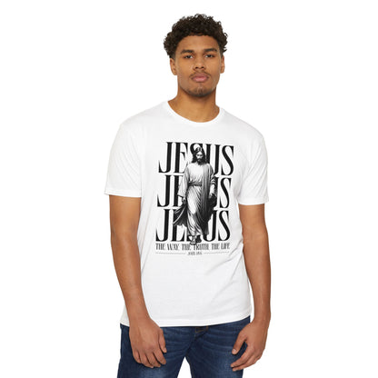 Jesus Graphic T‑Shirt — The Way The Truth The Life Faith Tee