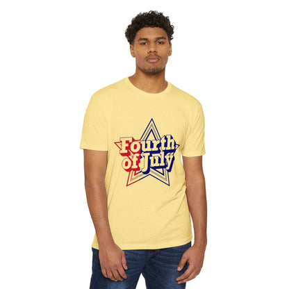 Fourth of July Star T-Shirt — Retro Patriotic Independence Day Tee