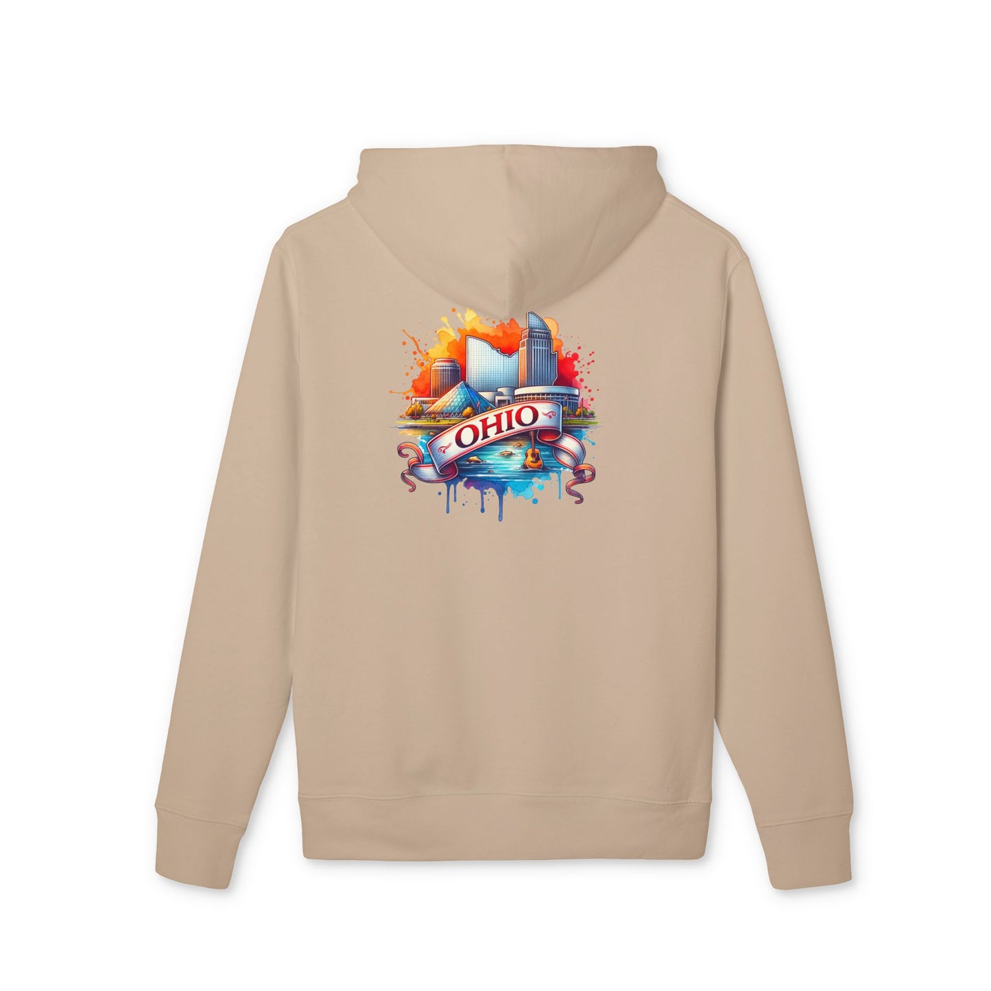 Ohio Skyline Hoodie — Colorful State Pride Pullover