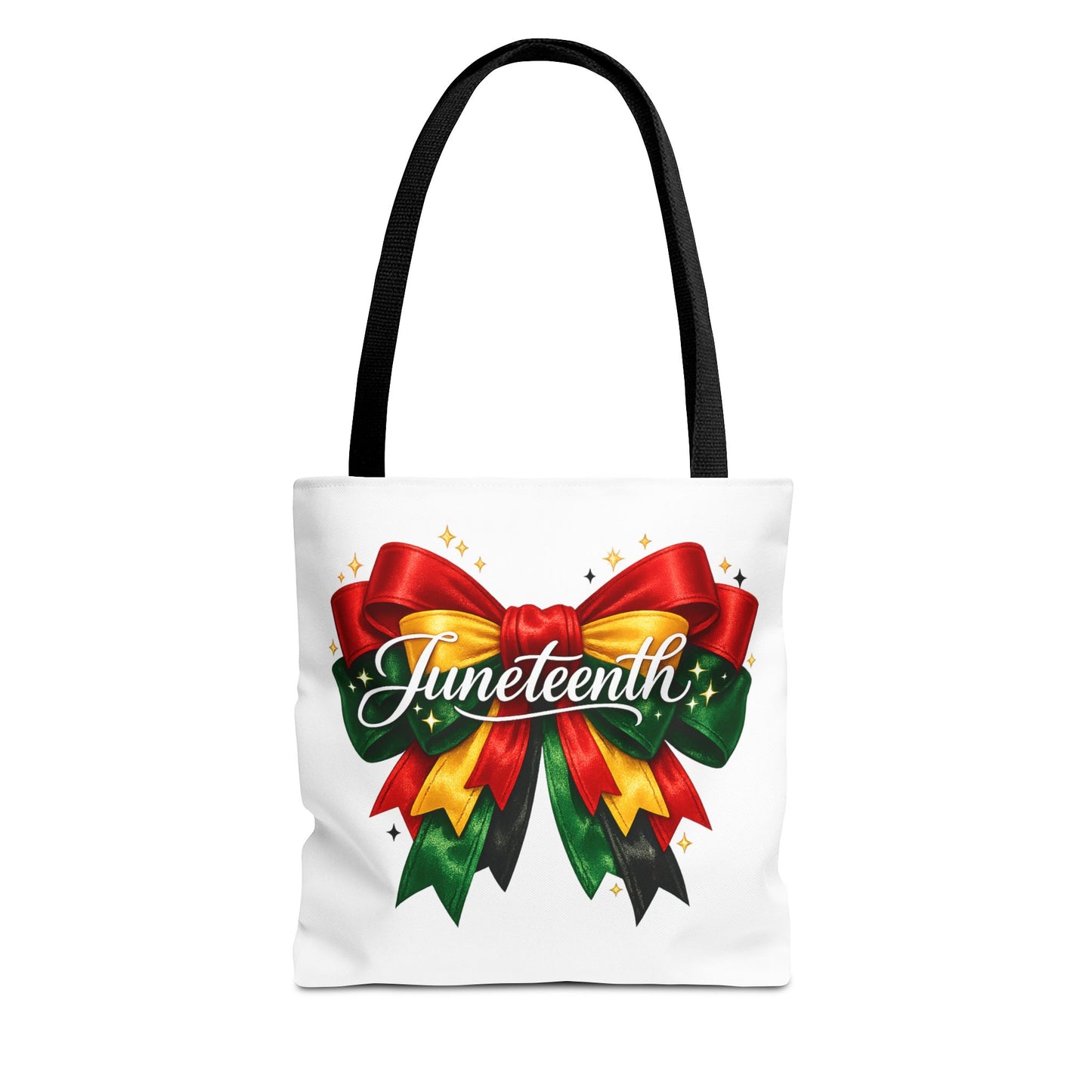 Juneteenth Ribbon Tote Bag – Celebration Gift Tote for Juneteenth
