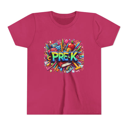 PRE-K Kids Tee — Colorful Back-to-School Pre-K Shirt for Preschoolers