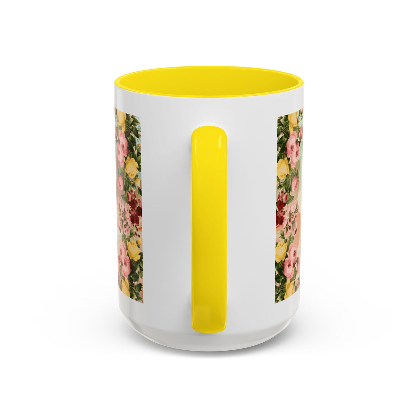 Mother’s Love Accent Coffee Mug – Floral Inspirational Gift (11/15 oz)