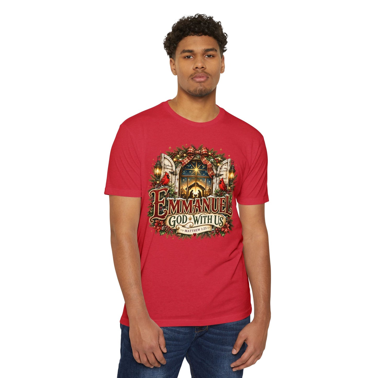 Emmanuel "God With Us" Christmas T-Shirt