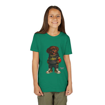 Youth Dog Tee — 'Legacy' Streetwear Puppy Graphic Shirt