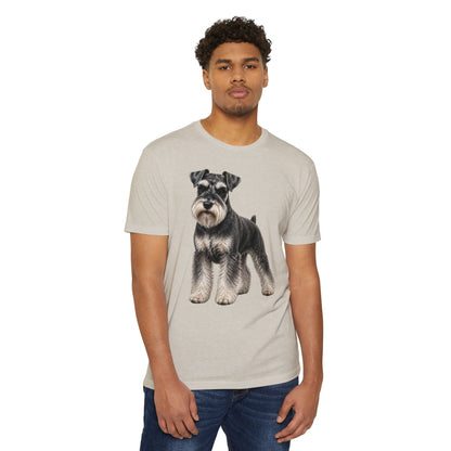 Schnauzer Dog T-Shirt — Realistic Miniature Schnauzer Graphic Tee