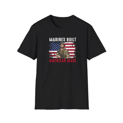 Marines Built American Made T‑Shirt