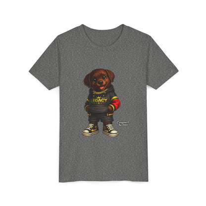 Youth Dog Tee — 'Legacy' Streetwear Puppy Graphic Shirt