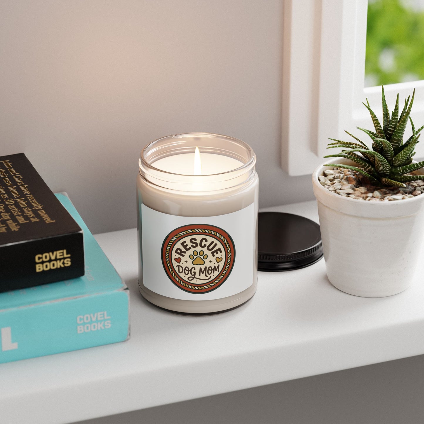 Rescue Dog Mom Candle, Soy Jar Candle, Rescue Pride, Fur Baby
