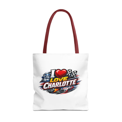 I Love Charlotte Racing Tote Bag