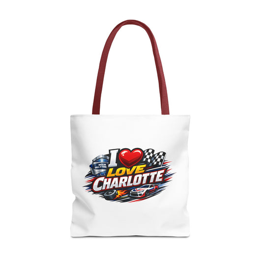 I Love Charlotte Racing Tote Bag