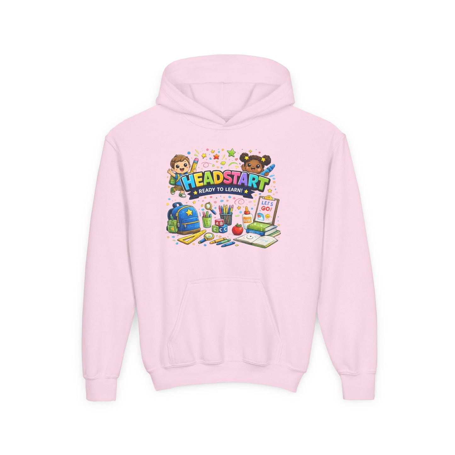 Head Start Kids Hoodie – 'Ready to Learn' Back-to-School Youth Sweatshirt