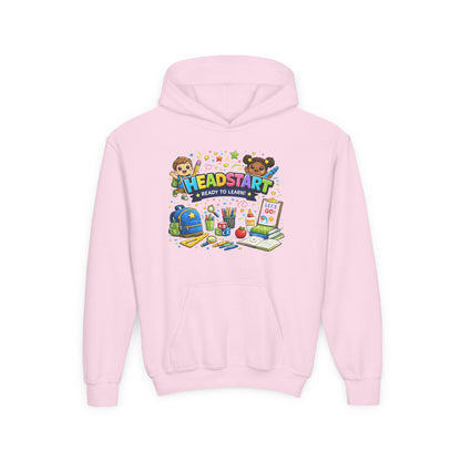 Head Start Kids Hoodie – 'Ready to Learn' Back-to-School Youth Sweatshirt