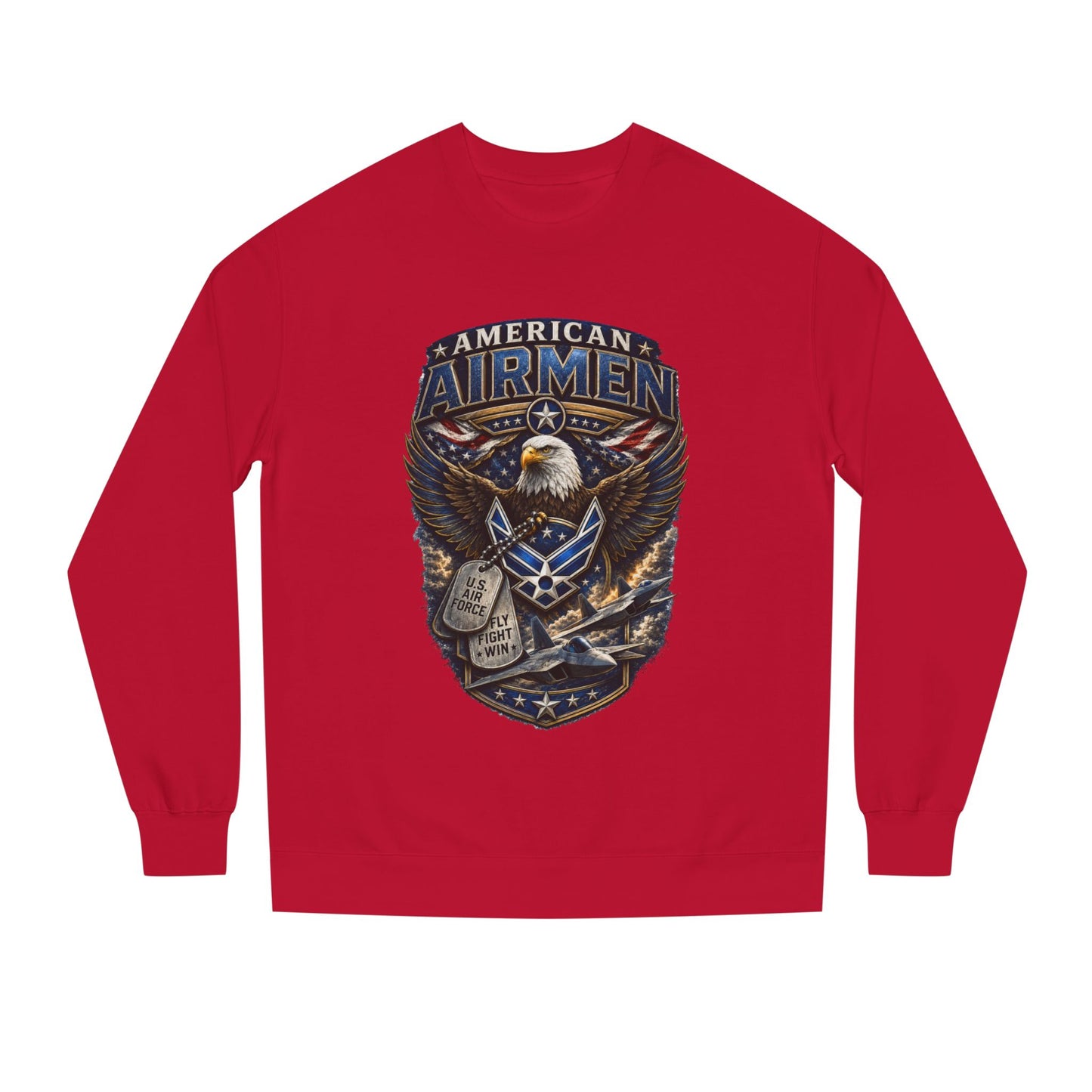 American Airmen Eagle Sweatshirt — Patriotic Air Force Crewneck
