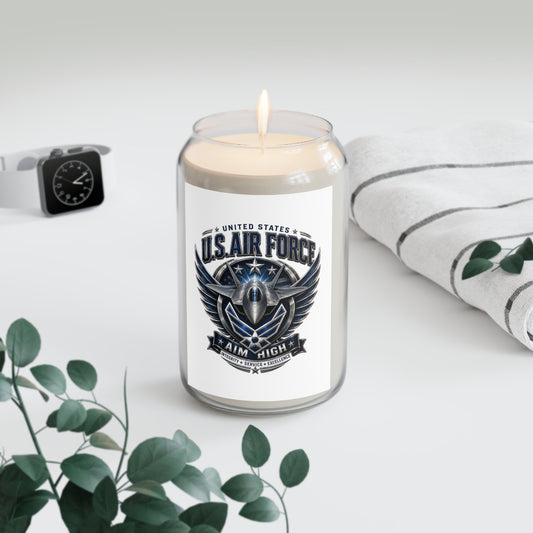 U.S. Air Force 'Aim High' Soy Candle — 13.75 oz Scented Jar
