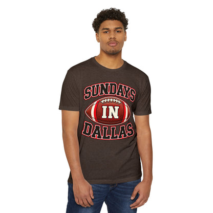 Sundays in Dallas Football T-Shirt