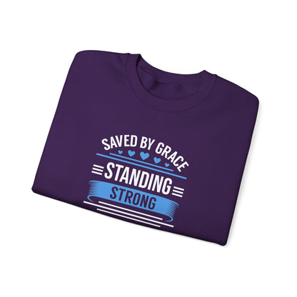 Saved By Grace Standing Strong Sweatshirt