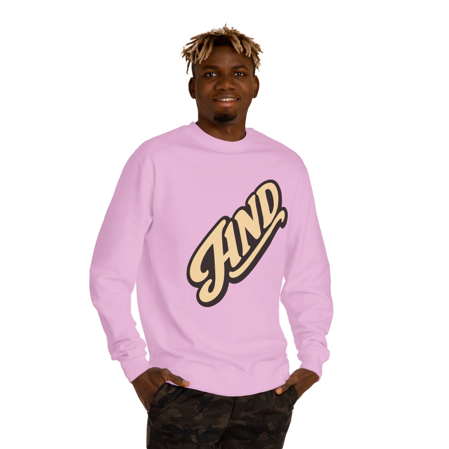 Kind Script Sweatshirt — Retro 'KIND' Graphic Crewneck