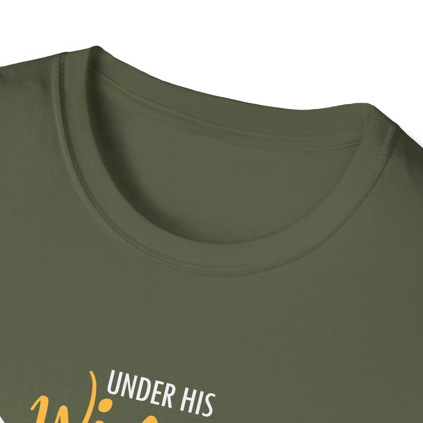 Under His Wings You Will -find Refuge Psalm 91:4 T-Shirt