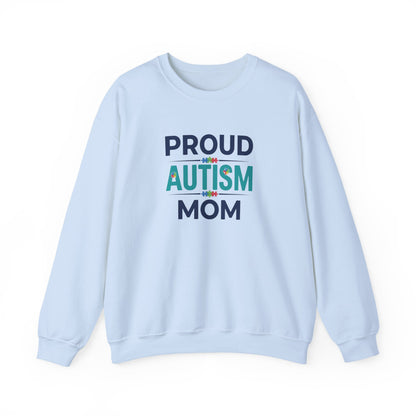 Proud Autism Mom Crewneck Sweatshirt