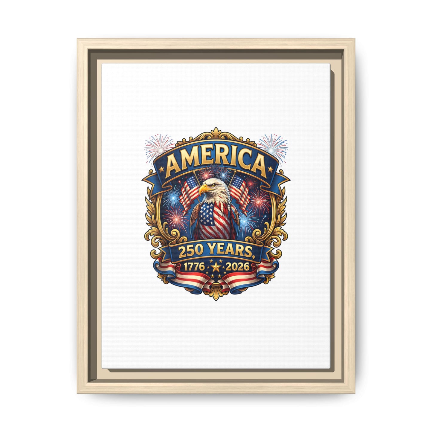 Matte Canvas, Framed (Multi-color)