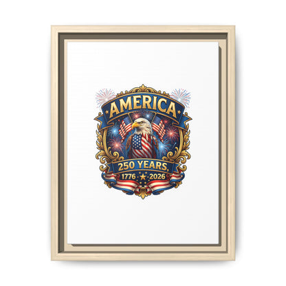 Matte Canvas, Framed (Multi-color)