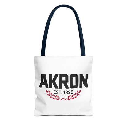 Akron Est. 1825 Tote Bag — City Pride Canvas Tote