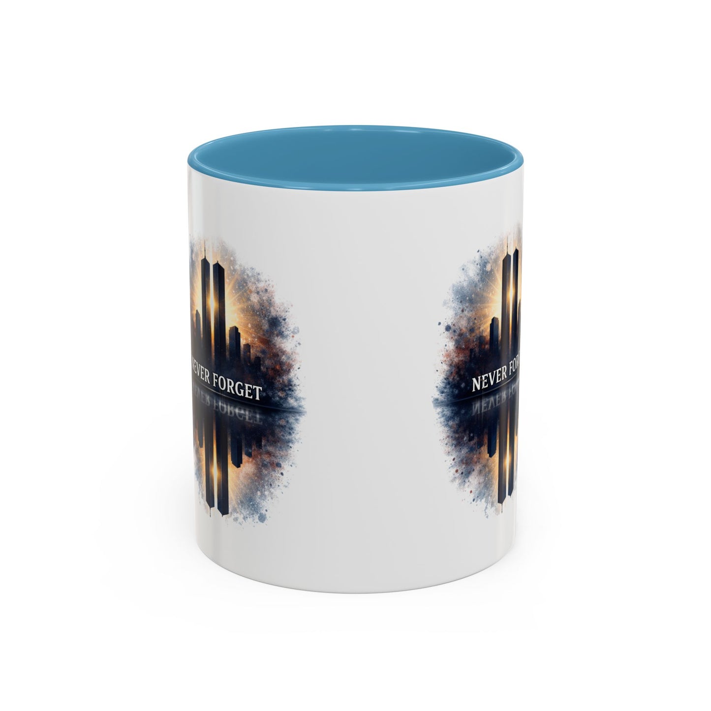 Never Forget 9/11 Memorial Accent Coffee Mug (11/15oz)