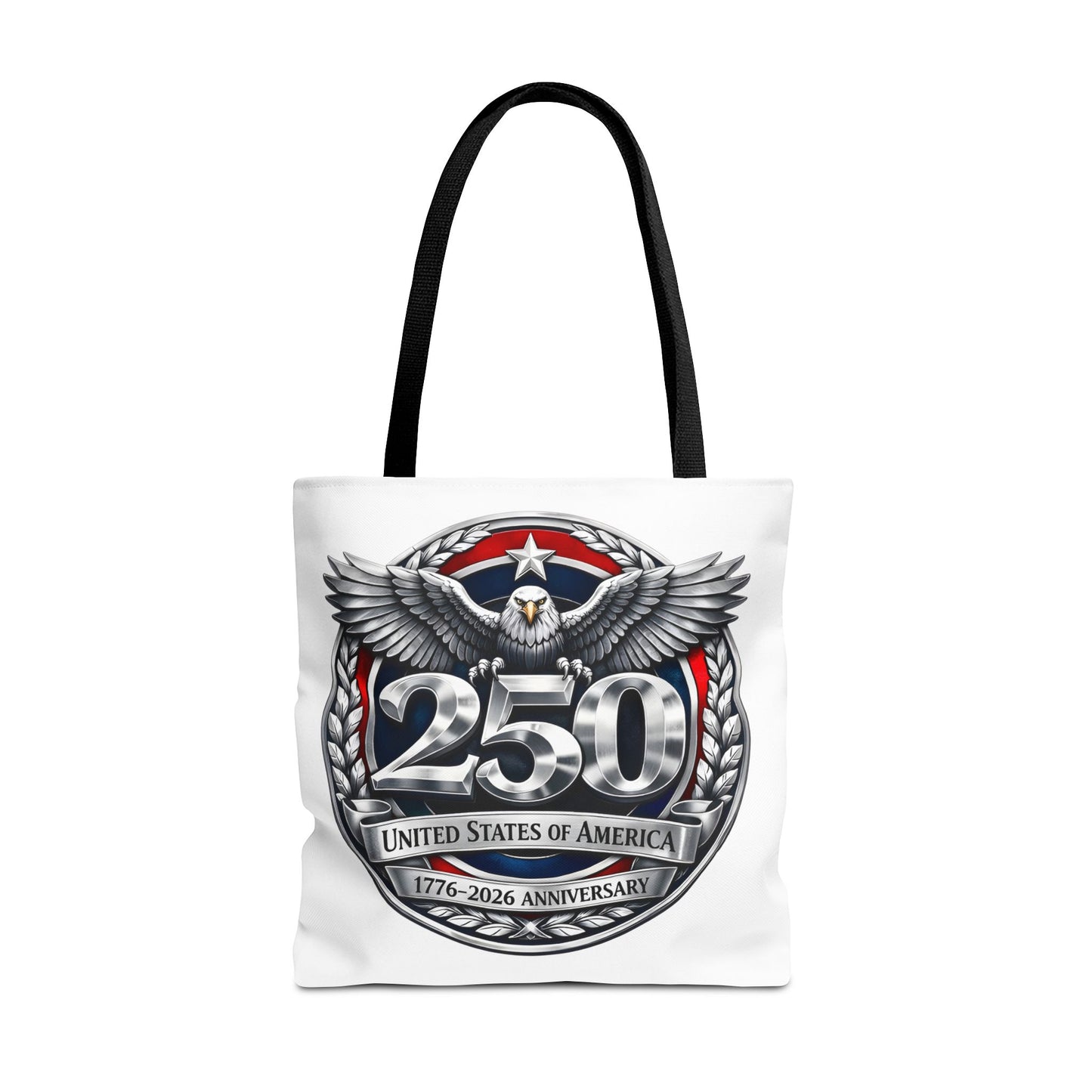 250th USA Anniversary Tote Bag — Patriotic Eagle 1776–2026 Commemorative Tote