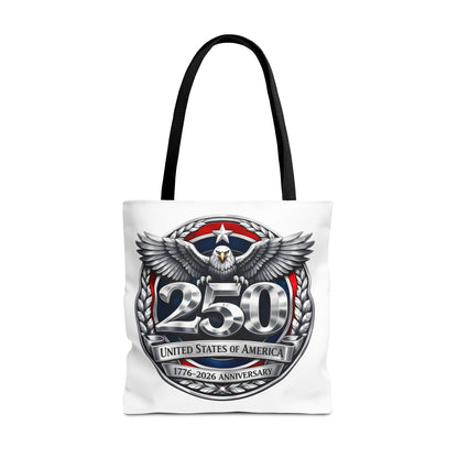 250th USA Anniversary Tote Bag — Patriotic Eagle 1776–2026 Commemorative Tote